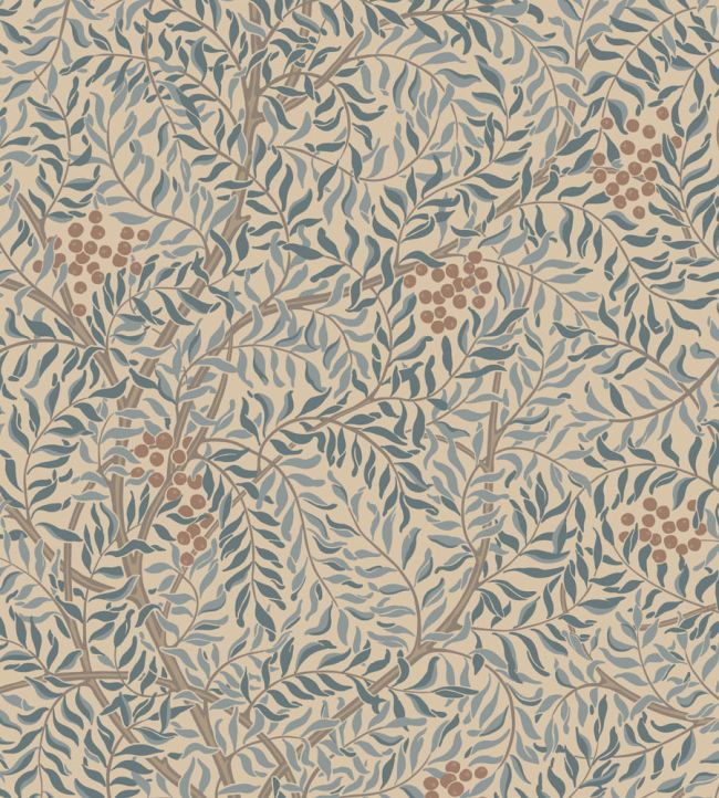 Simon Wallpaper by Sandberg Misty Blue
