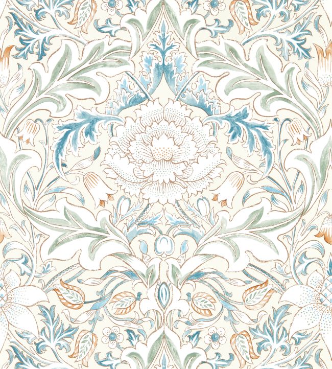 Simply Severn Wallpaper by Morris & Co Bayleaf / Annatto