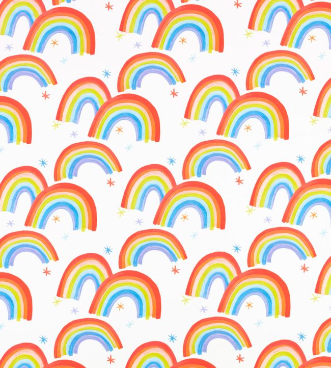 Sing A Rainbow Fabric by Villa Nova Orange
