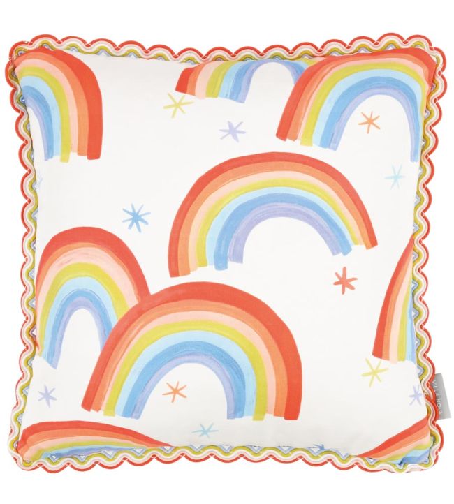 Sing a Rainbow Cushion 40 x 40cm by Villa Nova Orange