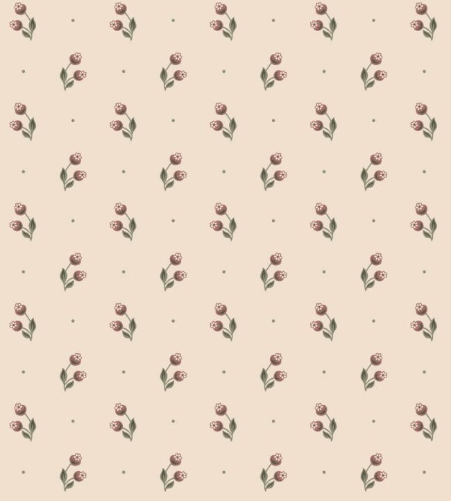 Siv Wallpaper by Sandberg Burgundy