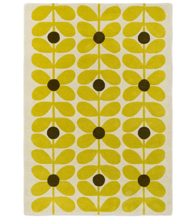 Orla Kiely Sixties Stem rug Yellow 158106120180-US Yellow