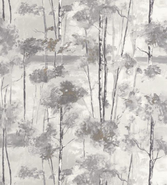 Skandinavia Wallpaper by Casadeco Noir Gravure