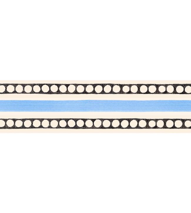 Slipware Border Wallpaper by CommonRoom Blue