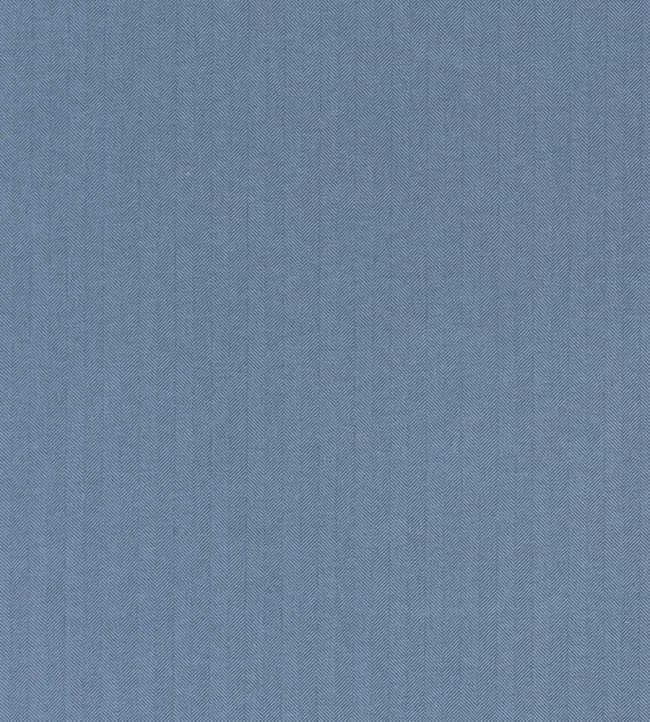 Sloane Herringbone Fabric by Thibaut Marine