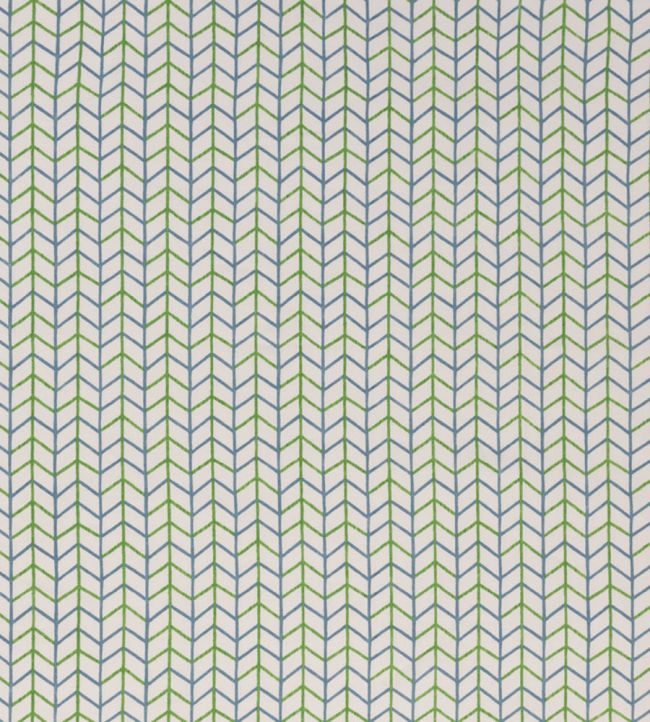 Small Way Fabric by Christopher Farr Cloth Green