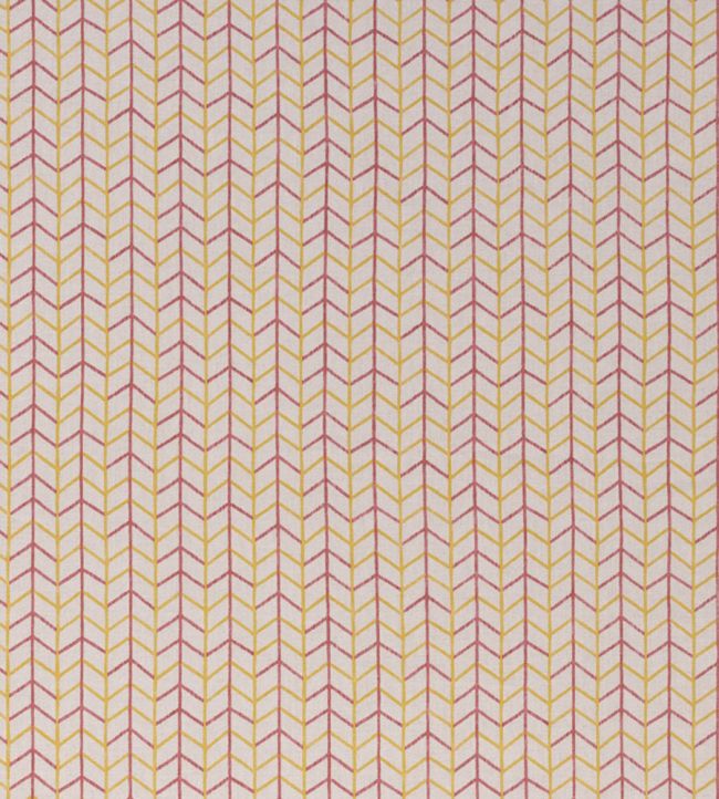 Small Way Fabric by Christopher Farr Cloth Raspberry