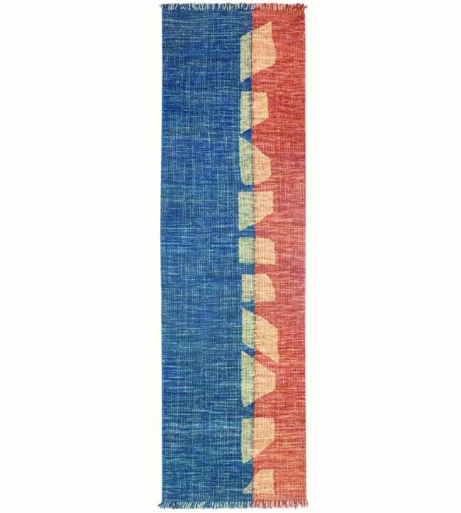 CF Editions Small White Steps by Nancy Nicholson rug Multi CFR139-01 Multi