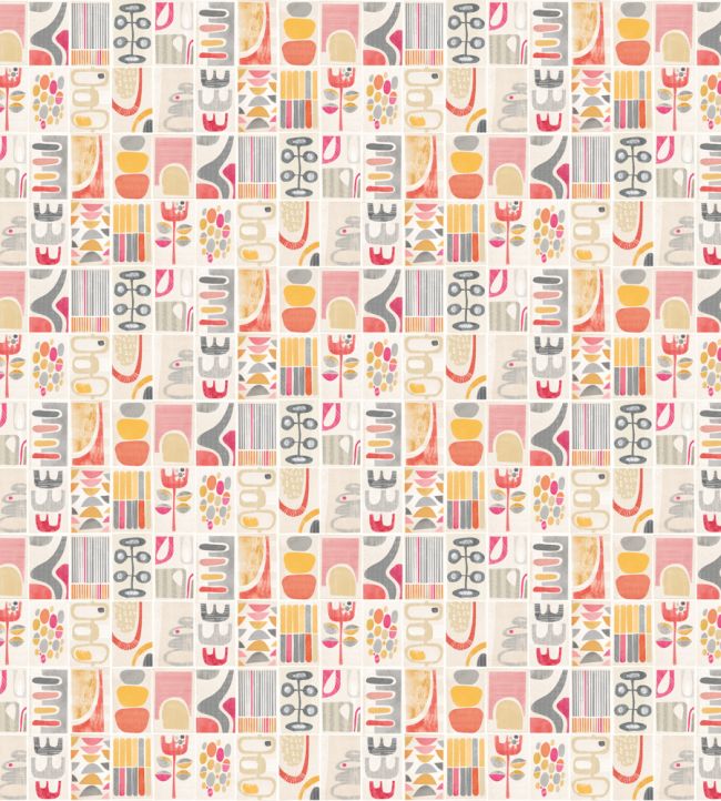 Snip Snip Wallpaper by Ohpopsi Tulip & Smoke