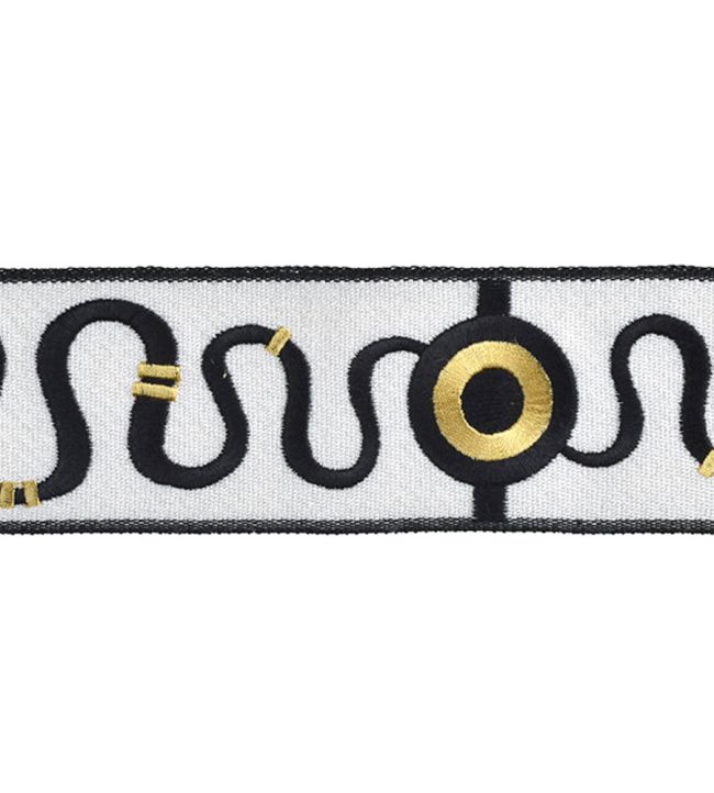 Sofia Embroidered Braid 57mm Trimming by Houles Icona