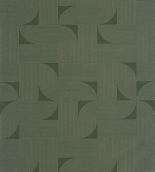 Softness Wallpaper by Caselio Vert Or