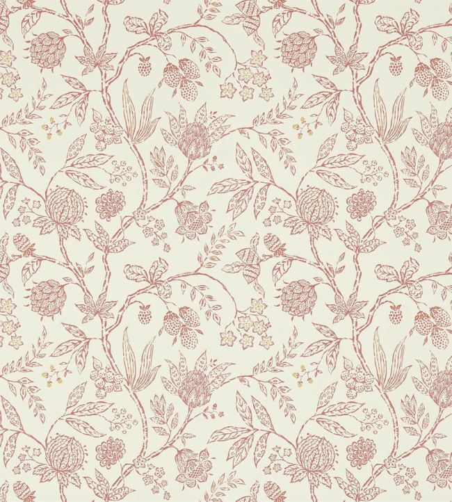 Solaine Wallpaper by Sanderson Calico/Russet
