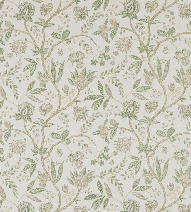 Solaine Fabric by Sanderson Olive/Pebble