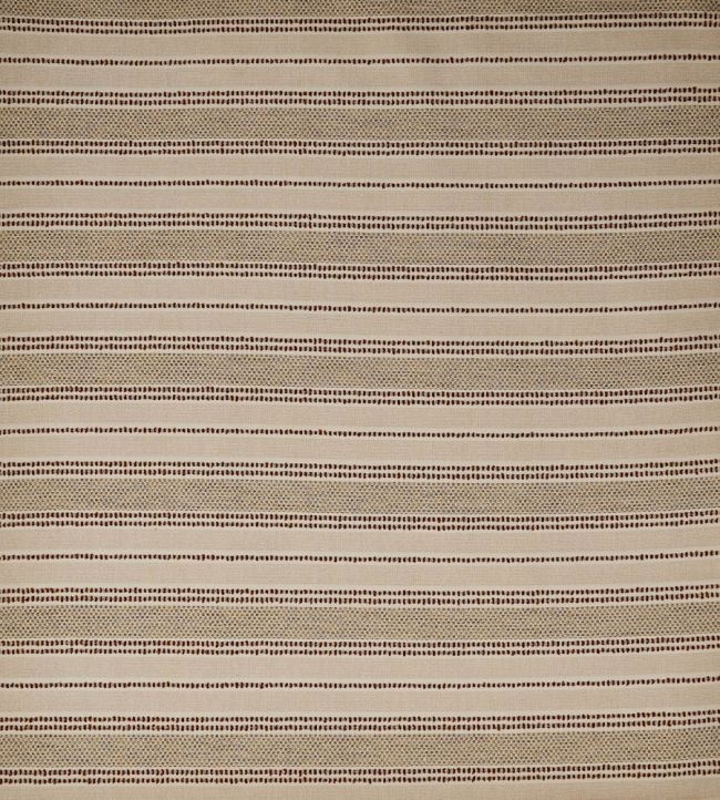 Solana Stripe Fabric by Osborne & Little Linen/Terracotta