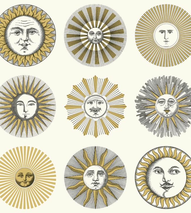 Soli Wallpaper by Cole & Son Cream & Gold