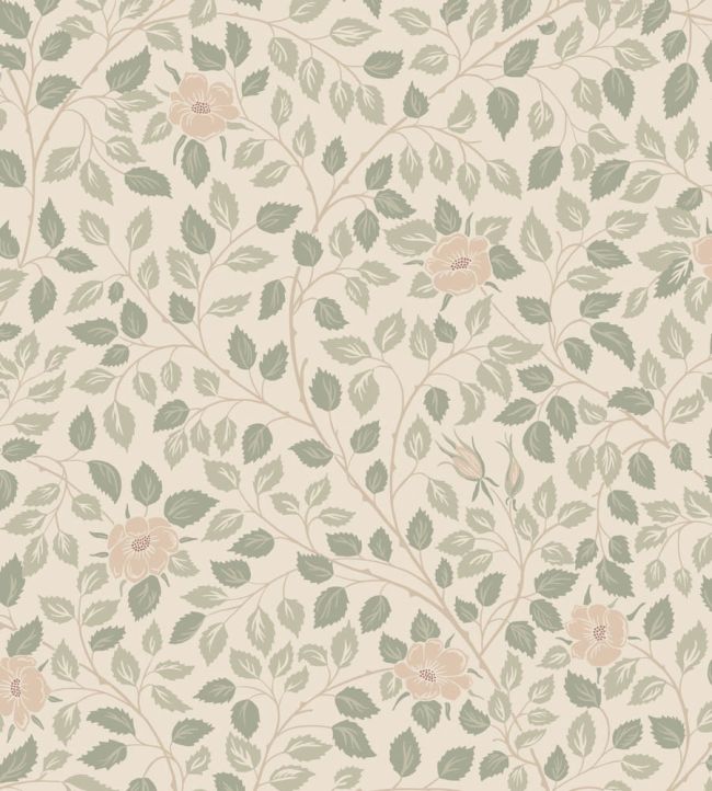 Solliden Wallpaper by Sandberg Spring Green