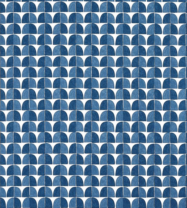 Solsbury Wallpaper by Thibaut Navy