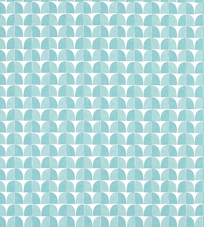 Solsbury Wallpaper by Thibaut Turquoise