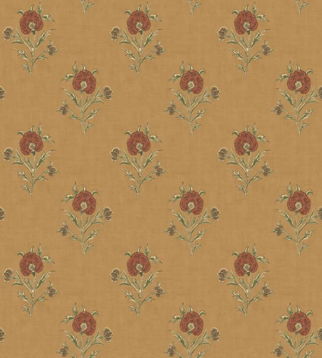 Somerton Wallpaper by Mulberry Home Ochre