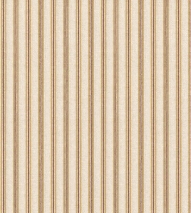 Somerton Stripe Fabric by Mulberry Home Ochre