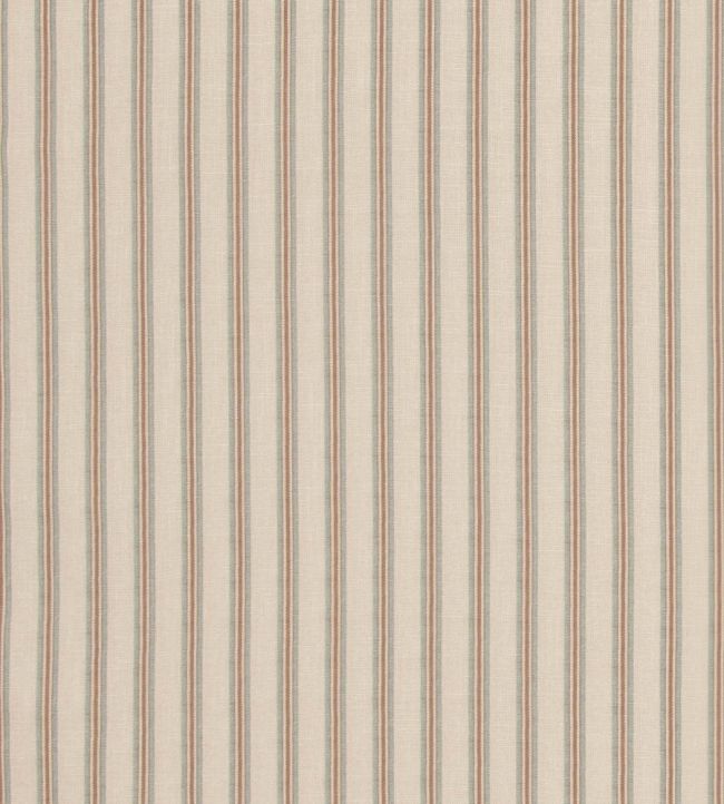 Somerton Stripe Fabric by Mulberry Home Old Blue