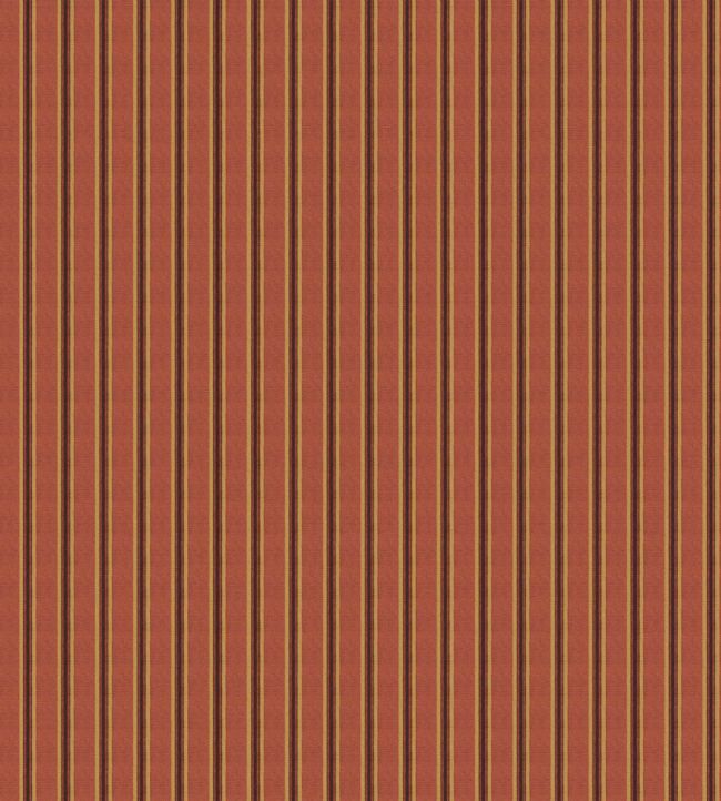 Somerton Stripe Wallpaper by Mulberry Home Russet