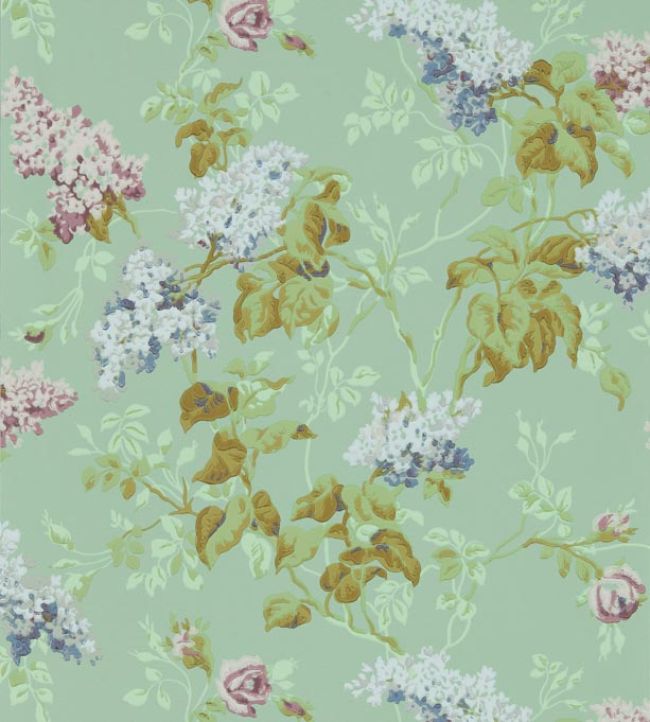 Sommerville Wallpaper by Sanderson Mint/Plum