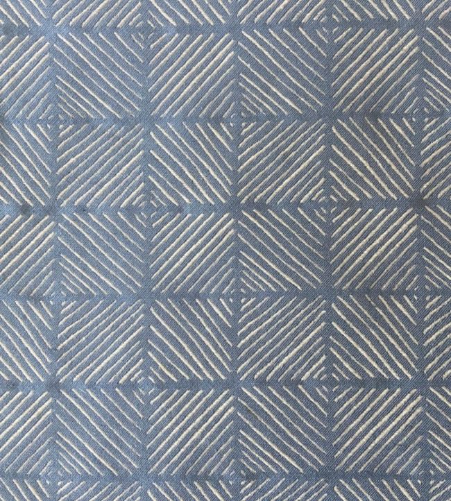 Songlines Fabric by Kate Medlicott Blue Moon