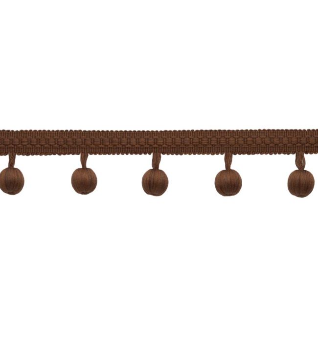 Sophie Beaded Fringe Trimming by Samuel & Sons Walnut