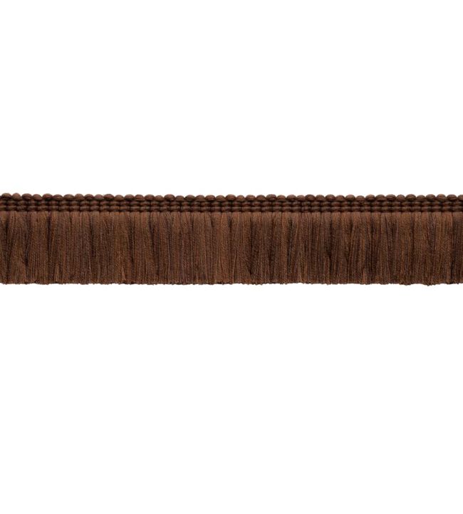 Sophie Brush Fringe Trimming by Samuel & Sons Walnut