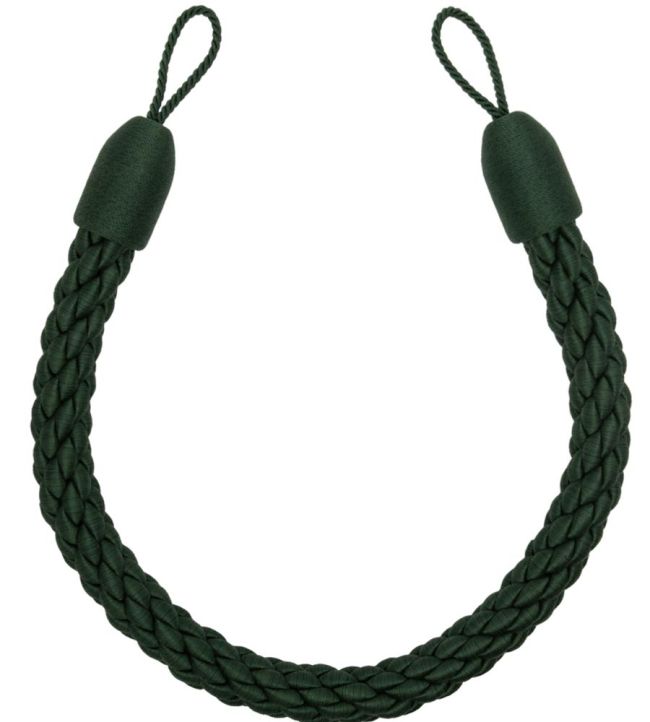Sophie Cable Holdback Trimming by Samuel & Sons Viridian Green