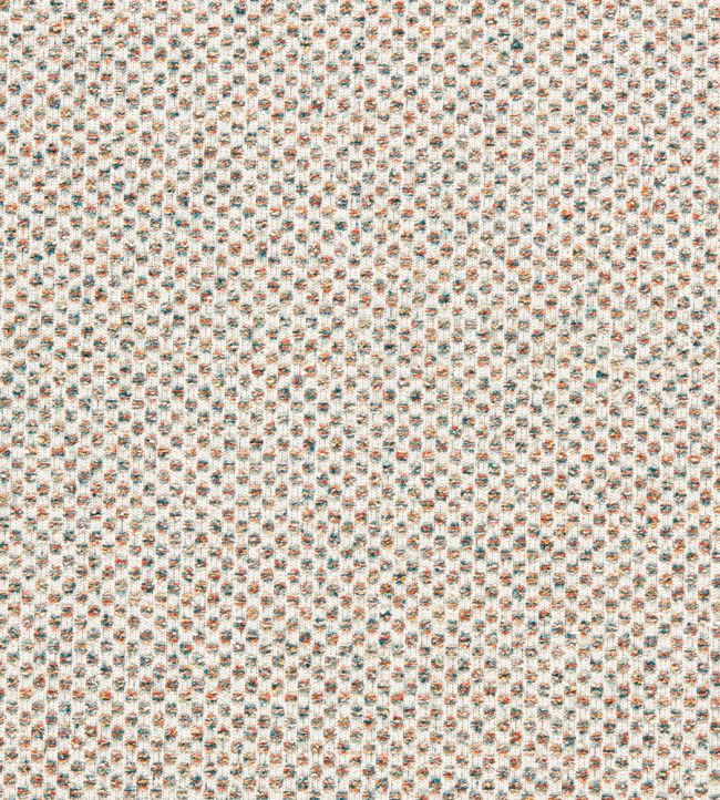 Sotano Fabric by Clarke & Clarke Cinnamon/Teal