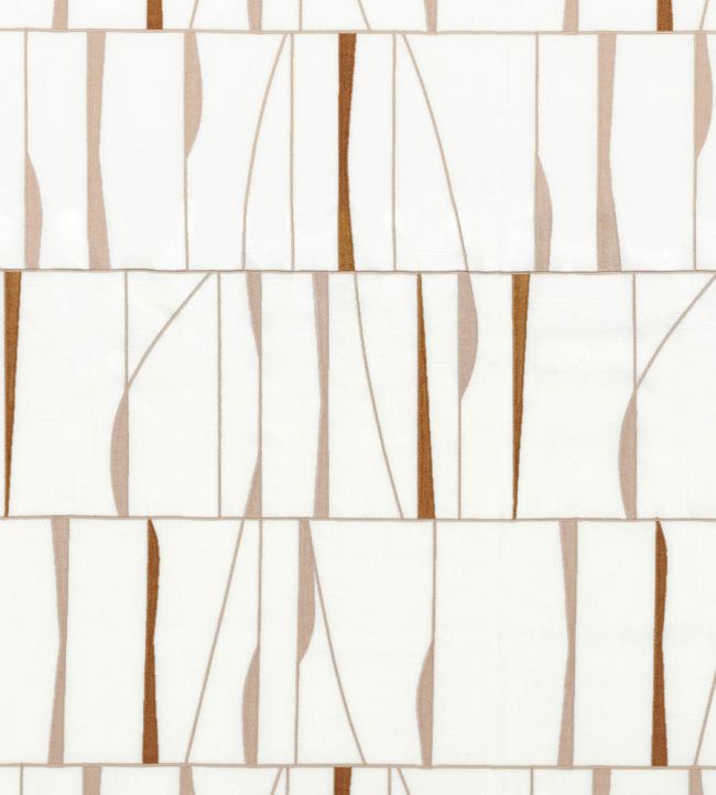 Souffle de Vitrail Fabric by Camengo Nude