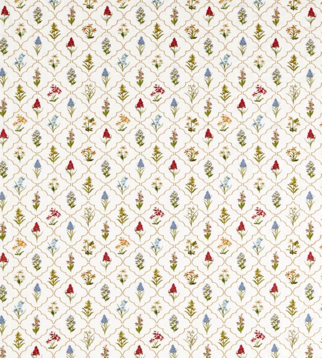 Spring Meadows Embroidery Fabric by Sanderson Chintz