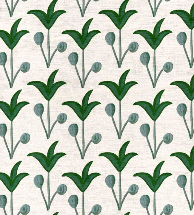 Spring Rhythm Linen Fabric by Ottoline Green