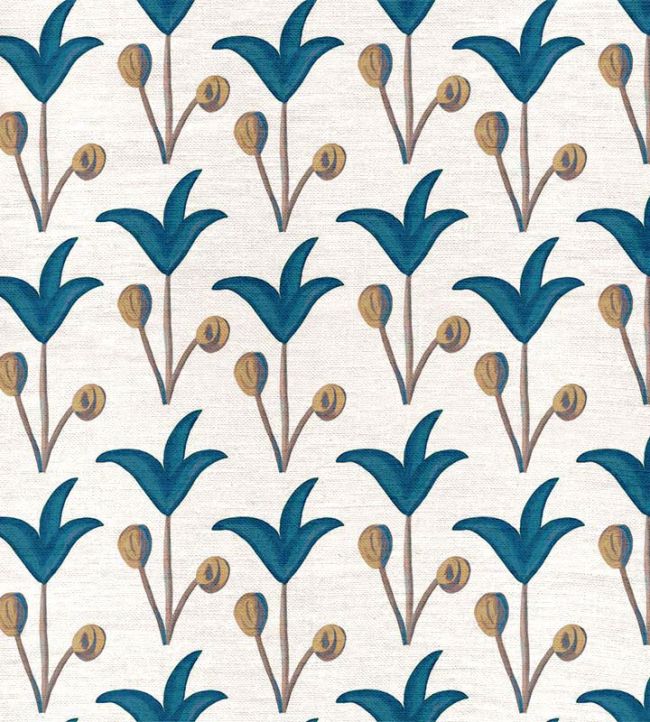 Spring Rhythm Fabric by Ottoline Blue