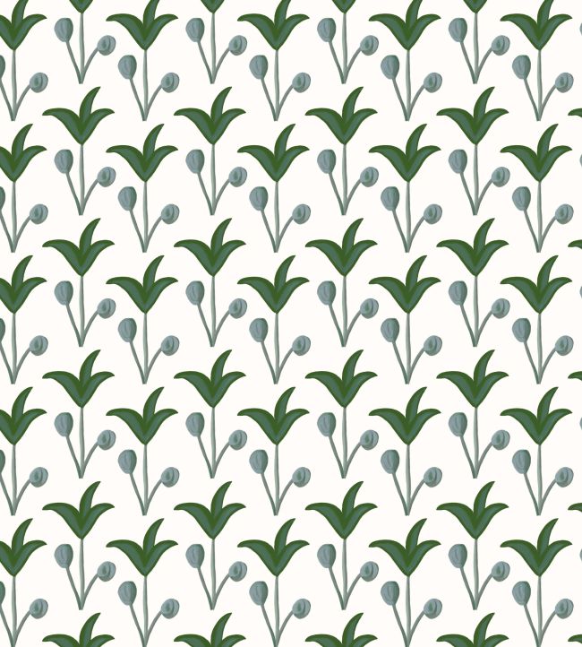 Spring Rhythm Wallpaper by Ottoline Green