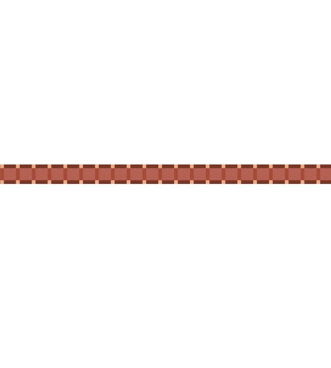 Square Border Wallpaper by Caselio Bordeaux