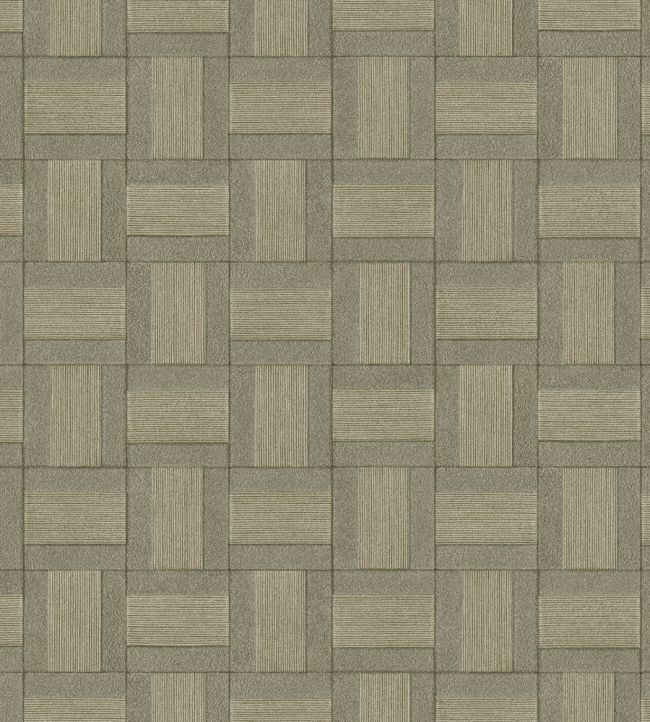 Squares Wallpaper by Eijffinger Green