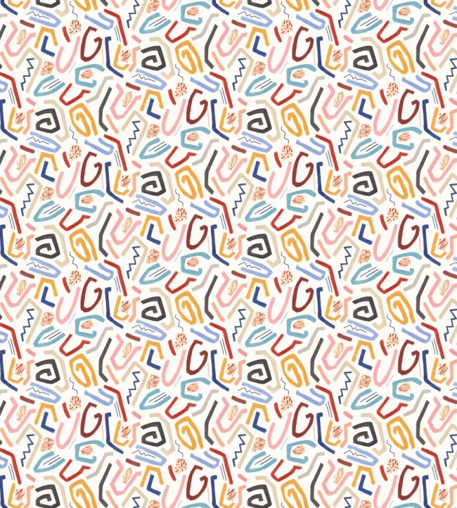 Squiggle Wallpaper by Ohpopsi Lapis & Honey