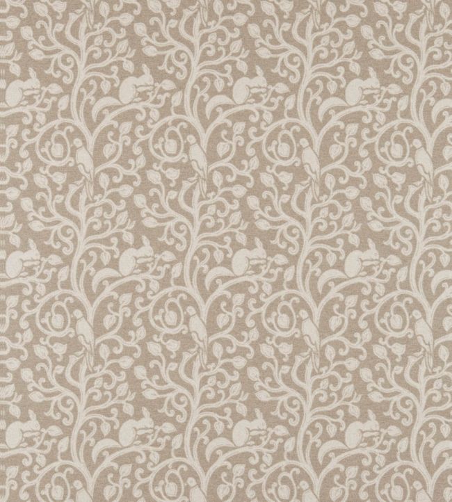Squirrel & Dove Wool Fabric by Sanderson Linen