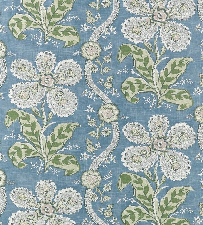 St. Gilles Wallpaper by Anna French Mineral and Green