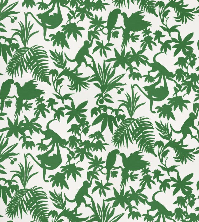 St. Kitts Wallpaper by Thibaut Green