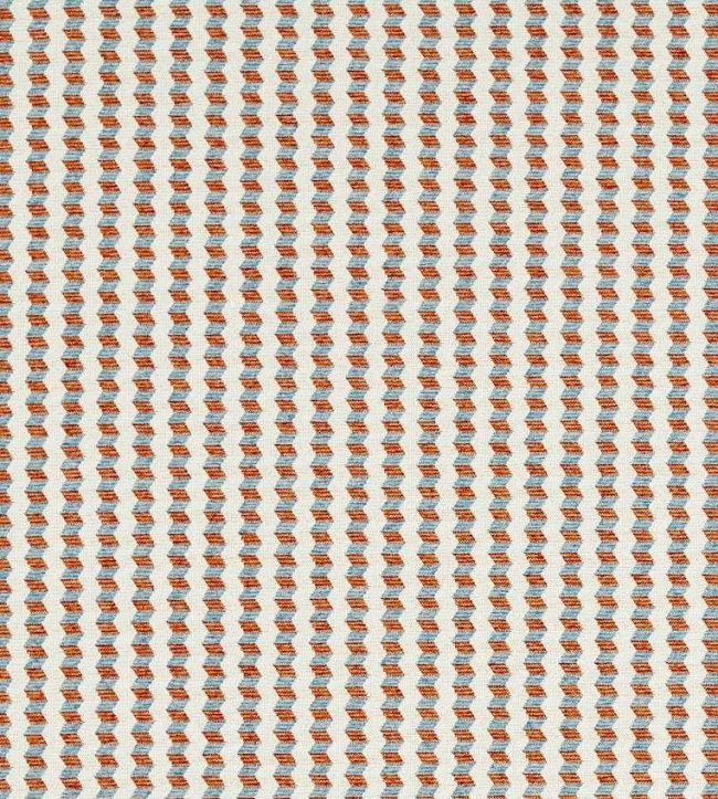 Stack Fabric by Scion Tangerine/Cornflower