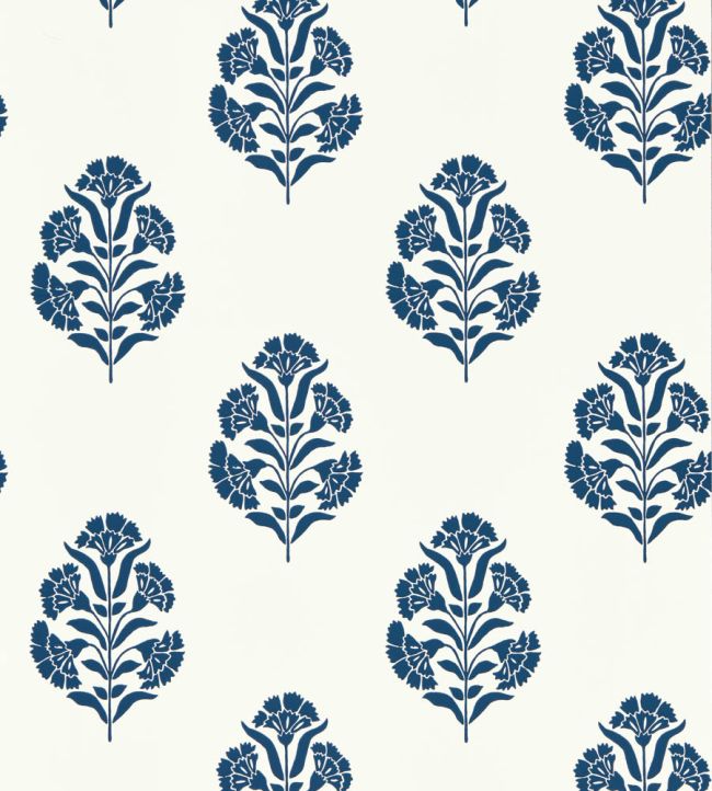 Standen Wallpaper by Clarke & Clarke Midnight