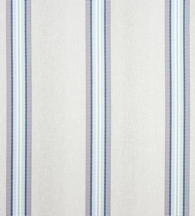 Stanley Stripe Fabric in Powder Blue by Thibaut | Jane Clayton