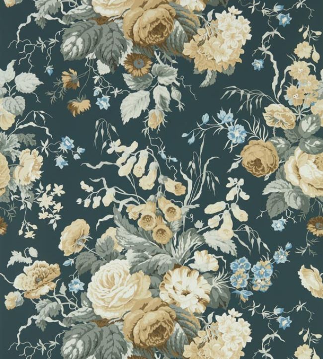 Stapleton Park Wallpaper by Sanderson Ink/Broncho