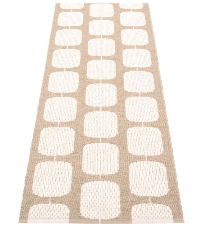 Pappelina Sten Runner rug Light Nougat/Vanilla ST6H720 Light Nougat/Vanilla
