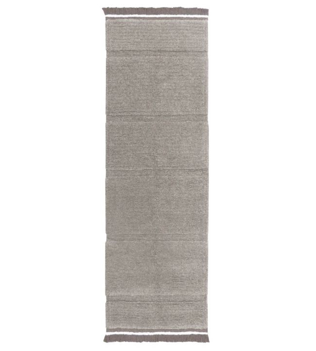 Lorena Canals Steppe Runner rug Sheep Grey WO-STEPPE-GR-R Sheep Grey
