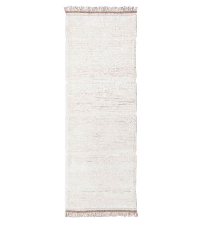 Lorena Canals Steppe Runner rug Sheep White WO-STEPPE-WH-R Sheep White